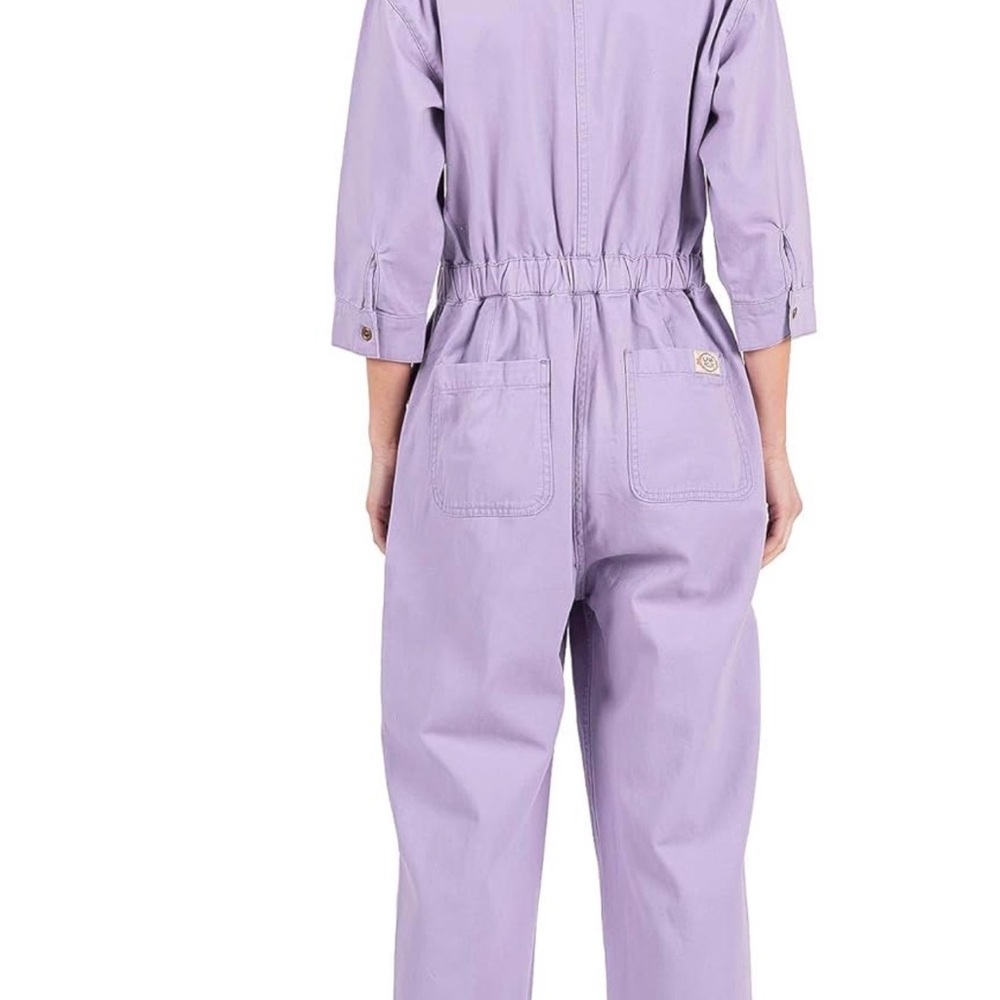 Utility Jumpsuit in Lavender - Picture 2 of 6